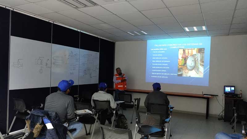curso de combustíon
